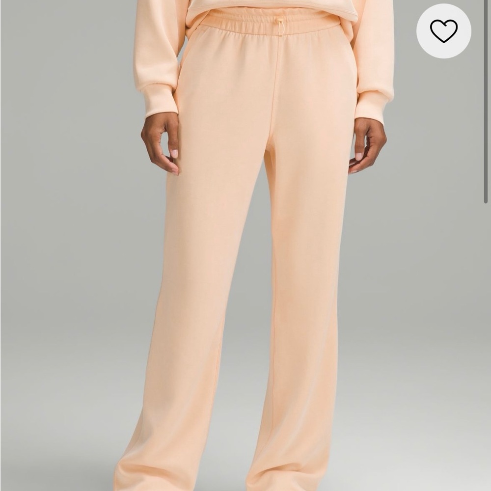 Peach High-Waisted Pants